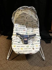 Vintage 1997 Baby Fisher Price Soothing Bouncer Seat Bouncy Chair Humpty Dumpty