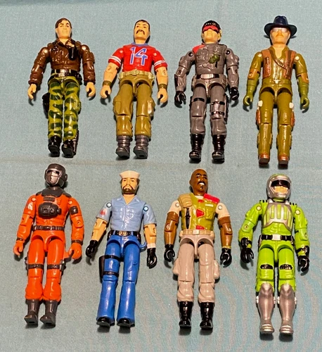 GI G.I. JOE gijoe figure lot #638 Shipwreck Roadblock Sci-Fi Barbecue FREE SHIP