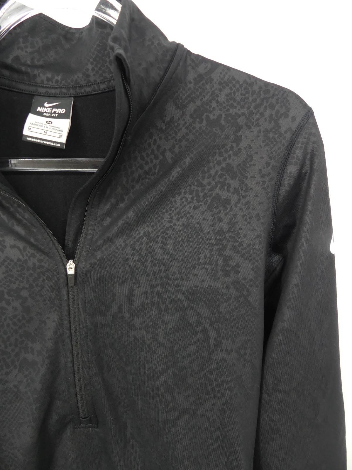 SACAI X NIKE Giacca Nike Pro Dri Fit mezza zip stampa serpente taglia M allenamento tempo libero attivo