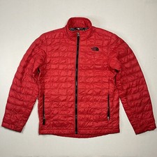 The North Face Boys ThermoBall Insulated Puffer Jacket Red Size L/G 14-16