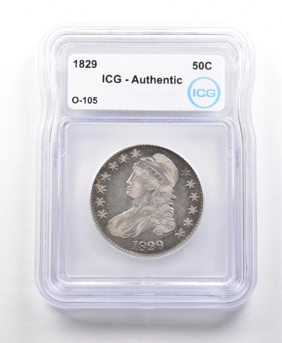 ICG Certified US Early Half Dollar Coins (1794-1839) for sale | eBay