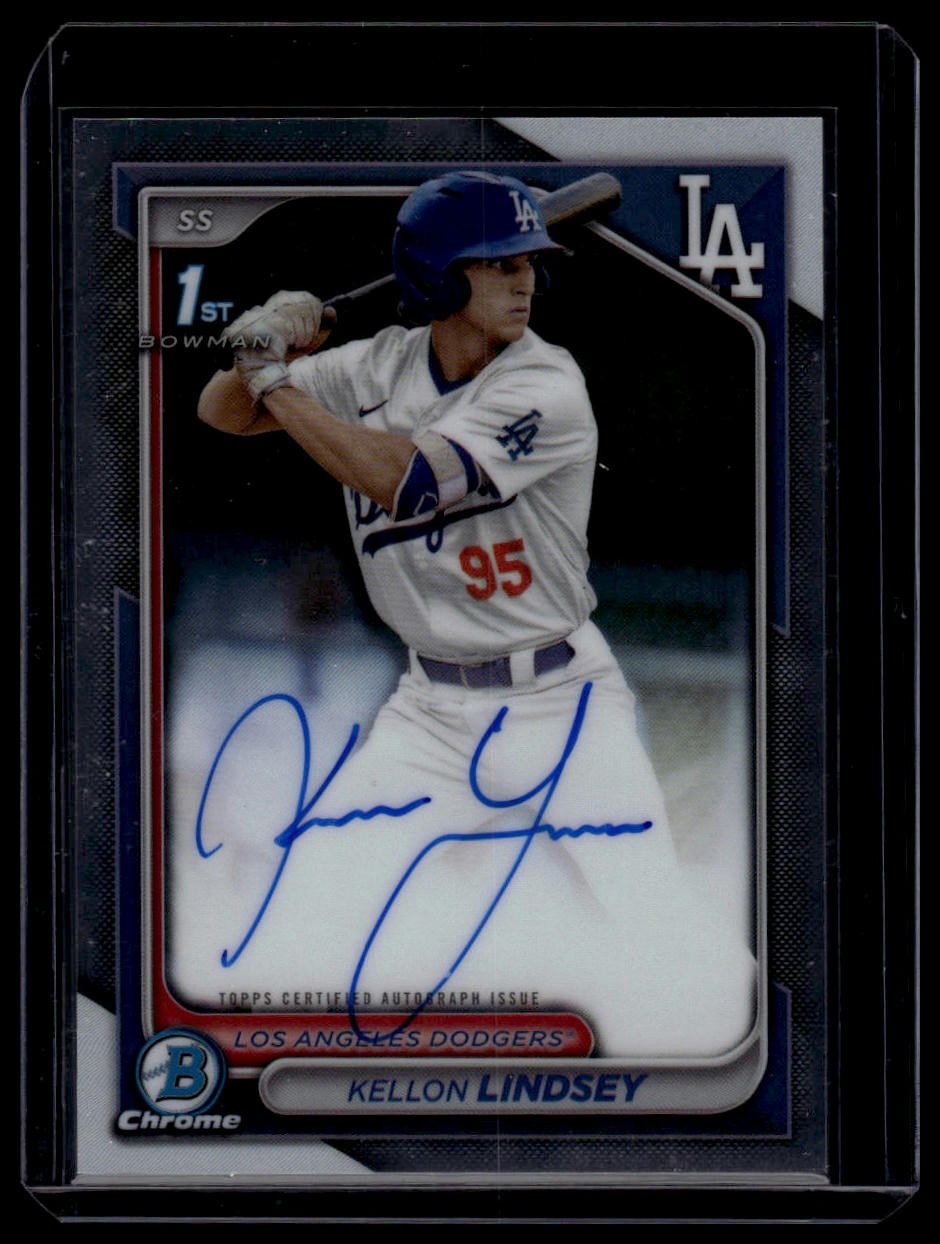 2024 Bowman Draft #CPA-KL Kellon Lindsey Chrome Prospect Autographs