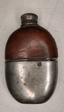 W.T. Fry's Flask bottiglia in vetro per whisky epoca guerra civile