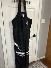 NEW W/Tags Pure Polaris Ripper Snowmobile Bibs Men’s Medium Black W/Full Leg Zip