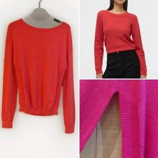 New Peregrine Pure Merino Wool Red Seamless Jumper S Small RRP  89