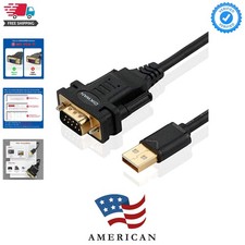 USB to RS232, USB Serial Adapter with FTDI Chipset,USB 2.0 to Male DB9 Serial...