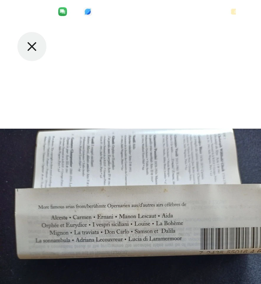 Maria Callas : La Divina 2 ( Cassette Tape ) - Image 4 of 4