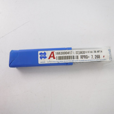 OSG Advanced Performance Helical Flute Thread Mill 1663000417 5 Flutes 1/2''