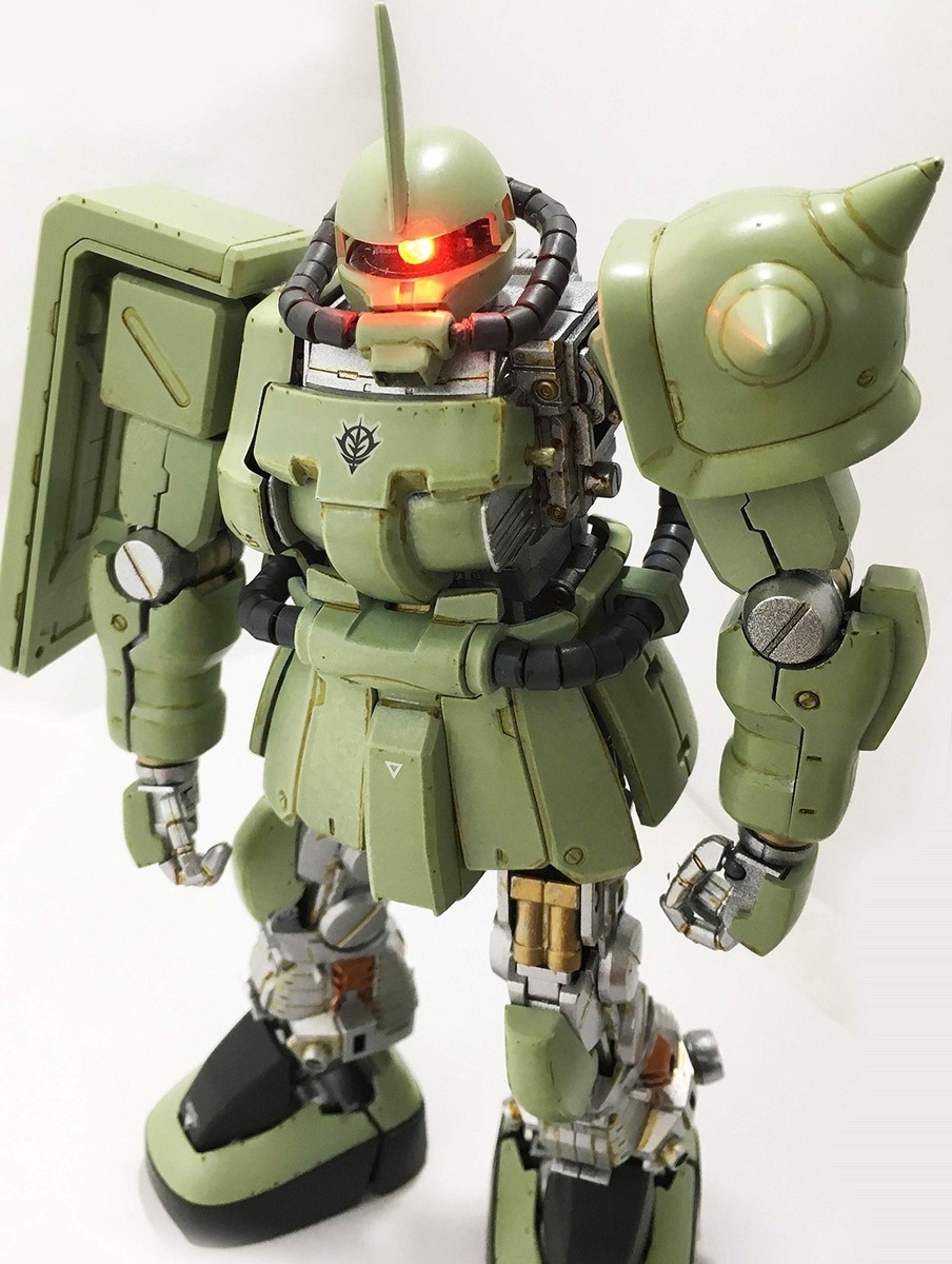 BANDAI MG MS-06F-2 ザク II F2型 ZAKU Mobile Suit Gundam MG MS-06F-2 ZakuII F2type Neuen Bitter 1/100