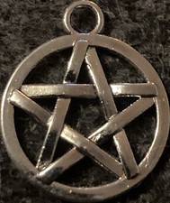 Greek-Earth-Air-Fire-Water-Spirit-Elemental Star Sign Pentagram Pentacle Pendant