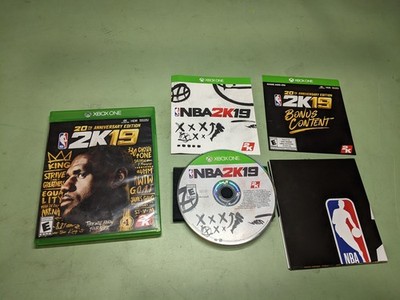 NBA 2K19 20th Anniversary Edition Microsoft XBoxOne Complete in Box