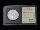 1998 American Eagle 1 Ounce Fine Silver Dollar UNC in Littleton Coin Co. Holder