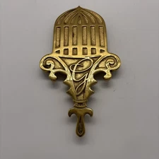 Greenbrier Resort Hotel Cipher Brass Trivet 1997 Virginia Metalcrafters