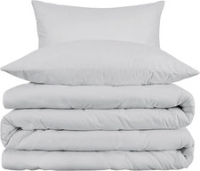 Luxurious 1000 Thread Count Egyptian Cotton Duvet Cover Set, Full/Queen