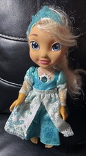 Disney Frozen Snow Glow Elsa Singing Doll Sings Talks  Lights Works 