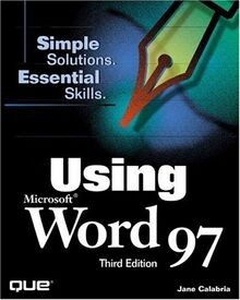 Using Microsoft Word 97 von Nossiter, Joshua C. | Buch | Zustand sehr gut