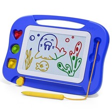 SGILE Magnetic Drawing Board for Kids, Colorful Erasable Doodle Board