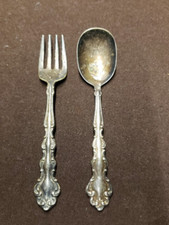 Vintage Community Silverplate Baby Spoon  Fork
