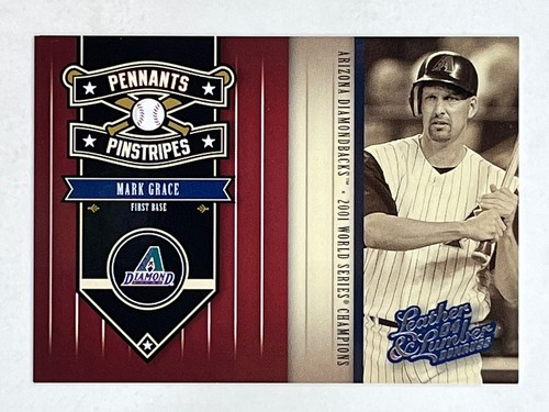 Mark Grace 2004 Donruss Leder & Holz Stifte/Nadelstreifen/2499 #PP-8 Karte