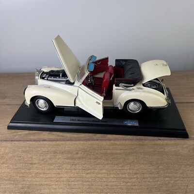 Welly 1:18 Mercedes 300S Cabriolet 1955 - Crème - Occasion Comme Neuf