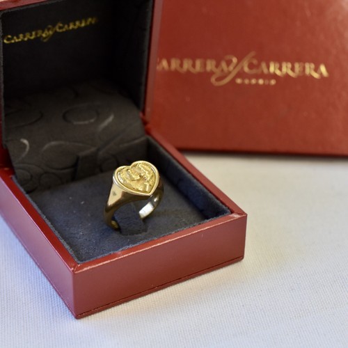 Anello Vintage Carrera y Carrera 18ct Romeo & Giulietta Amanti Cuore - Foto 8 di 9