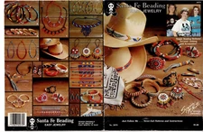 Santa Fe Beading Pattern Book Beaded Jewelry 1980's Vintage Suzanne McNeill