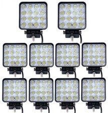 10X 48W WATT LED LUCE FARO 12V  LAMPADA DA LAVORO FARETTO AUTO BARCA CAMION M