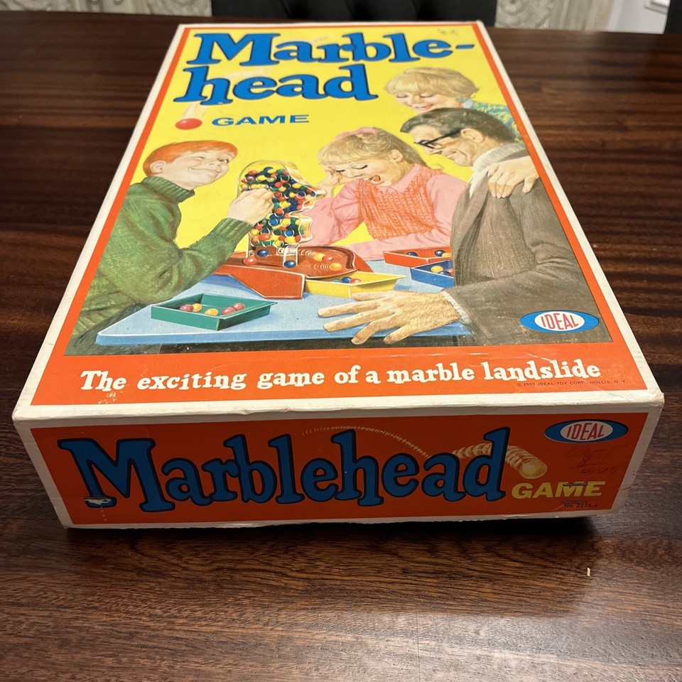 VINTAGE IDEAL MARBLEHEAD GAME 1969 COMPLETE IN BOX eBay