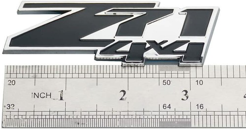 NEW 2x black Small Z71 4x4 Emblem Badge for Chevy Silverado Sierra - Picture 2 of 5