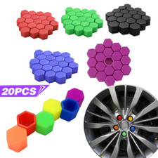 20pcs 17mm Car Hub Screw Cover Car Wheel Nut Lug Dust Cover Caps Bolt Rims Tire