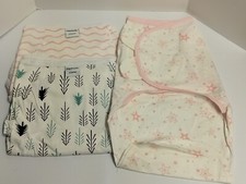 PianKeZQ Baby Swaddle Wrap Blanket Girls Size 0-3 Months - Newborn - 3pk