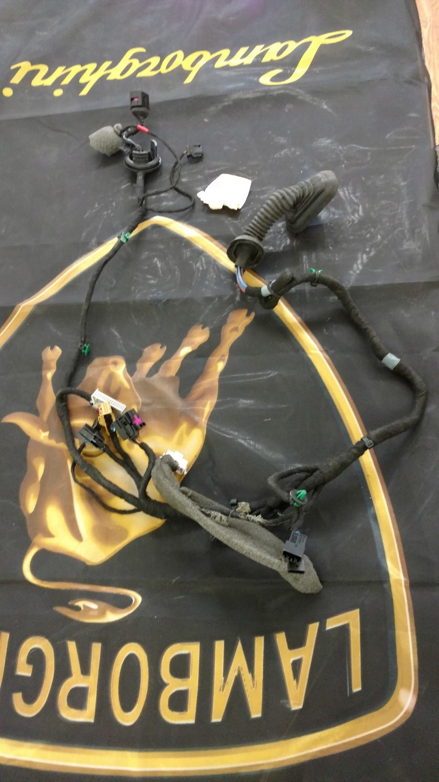 LAMBORGHINI GALLARDO LP560 DRIVER DOOR WIRING HARNESS OEM 401971035B