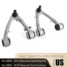 Pair Front Upper Control Arms Left & Right Fit Maserati GranTurismo Quattroporte
