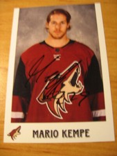 Mario Kempe - Arizona Coyotes - SIGNED PHOTO - en