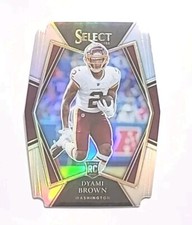 2021 Panini Select Die-Cut Silver #167 Dyami Brown RC (COMMANDERS) !