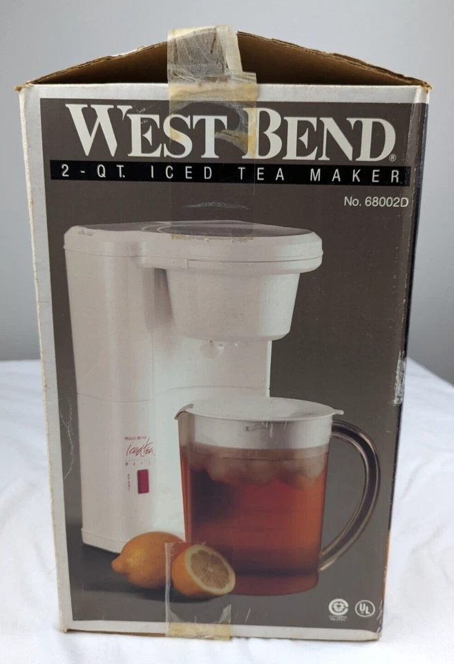 Juego de 6 tazas para tetera helada West Bend de colección 3 qt #68003 EE. UU. - Nueva caja abierta sellada Foto 2 de 4