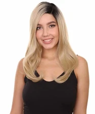Women's Long Striaght Lace Front Blowout - Adult Fashion Wigs NUW-0027