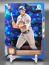2022 Bowman Chrome Rookie Sapphire Jeremy Pena RC WHDZ