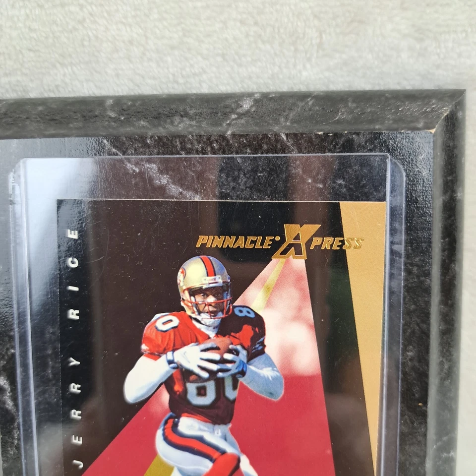 1997 Pinnacle Jerry Rice Xpress Peak 49ers Performer Football Card - Image 2 of 4