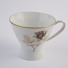 Rosenthal Schattenrose schwarze Rose Mokka Tasse