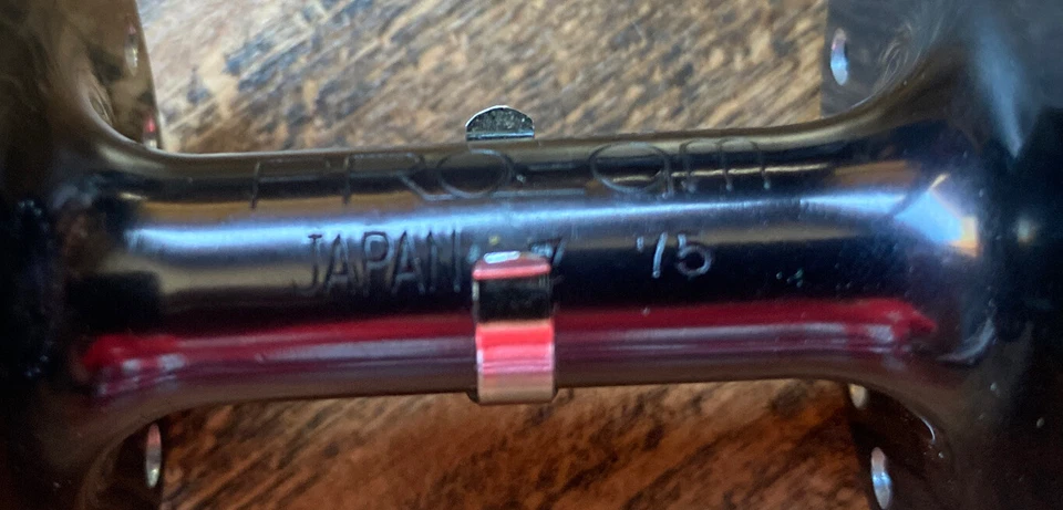 Juego de bujes de brida baja Sunshine Pro-Am NEGRO con pinchos perfectos 36H 1975 NOS Foto 4 de 4