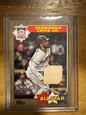 Fernando Tatis Jr 32/50 2022 Series 2 1987 Topps Baseball All-Star Relics