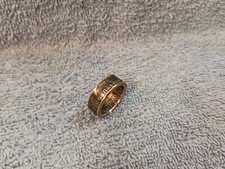 1981 Kennedy Half Dollars size 9 coin ring Handmade mixed metals B 