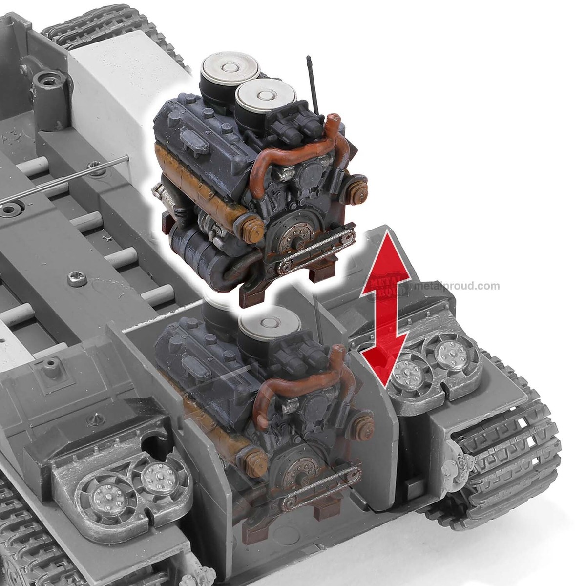 Kit Forces Of Valor 1/32 – Char Tigre SdKfz.181 Allemand – Moteur Avant – Neuf