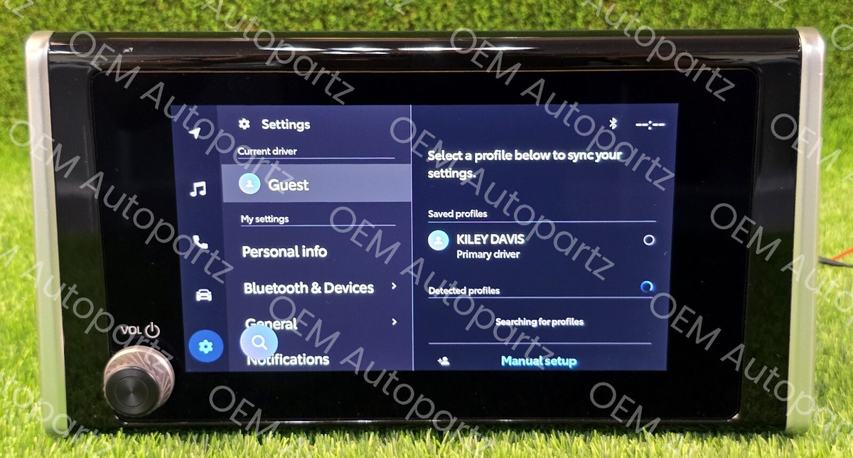 Toyota Rav4 2023-2024 SirusXM HD Radio Display GPS navigation