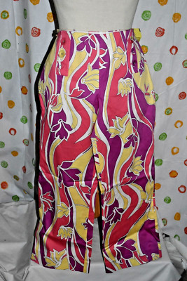 ETCETERA women`s 10 BLAST WILD CUTE MOD CROP PANT HIPPIE RETRO NWT $155