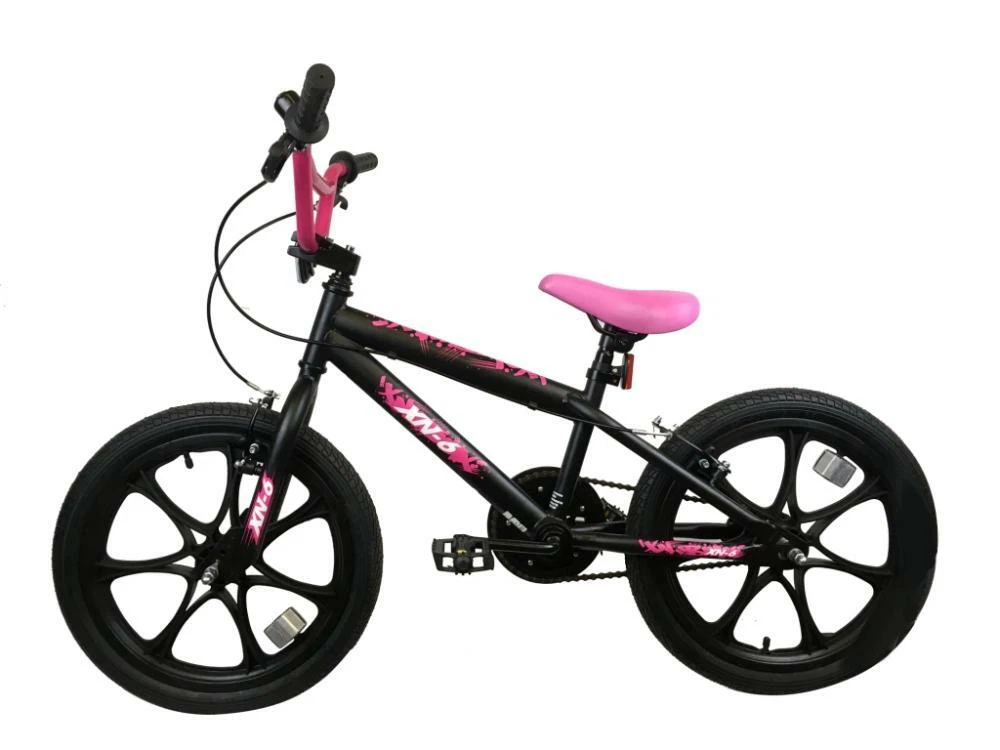 PIOJNYEN Vélo 18 pour Enfant garçon et Fille à partir de 6-9 Ans 1,25-1,4  m BMX Style BMX Bleu : : Sports et Loisirs