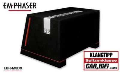 EMPHASER EBR-M8DX Monolith 20 cm Bassreflex Subwoofer Gehäuse 1000 Watt