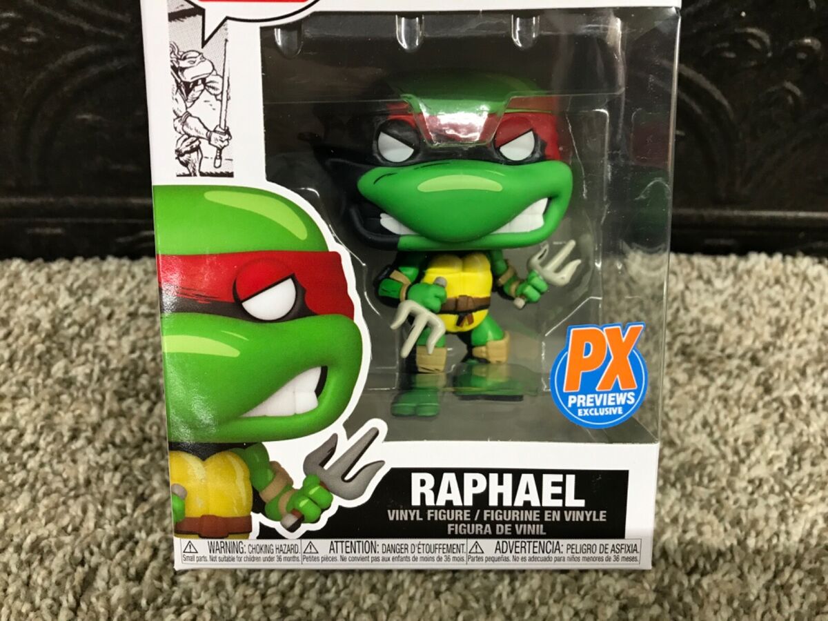 Funko Pop! Tartarugas Ninja Teenage Mutant Ninja Turtles Raphael 31 - Moça  do Pop - Funko Pop é aqui!