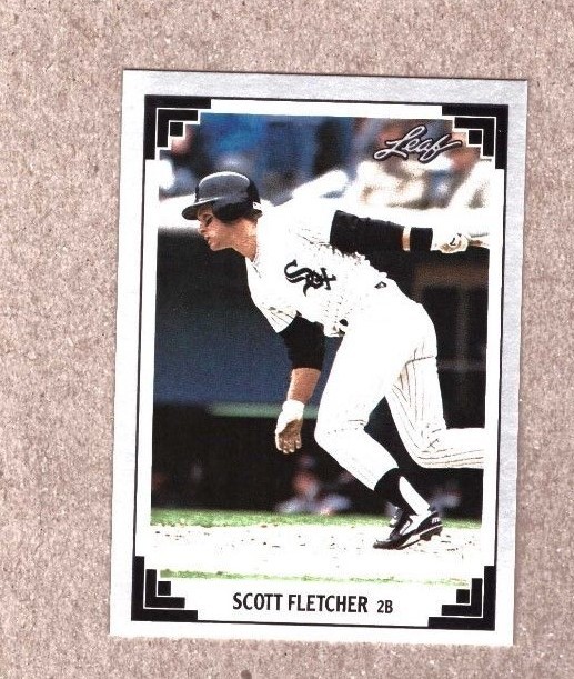 1991 Leaf Baseball Card 306 Scott Fletcher White Sox EXNRMT eBay